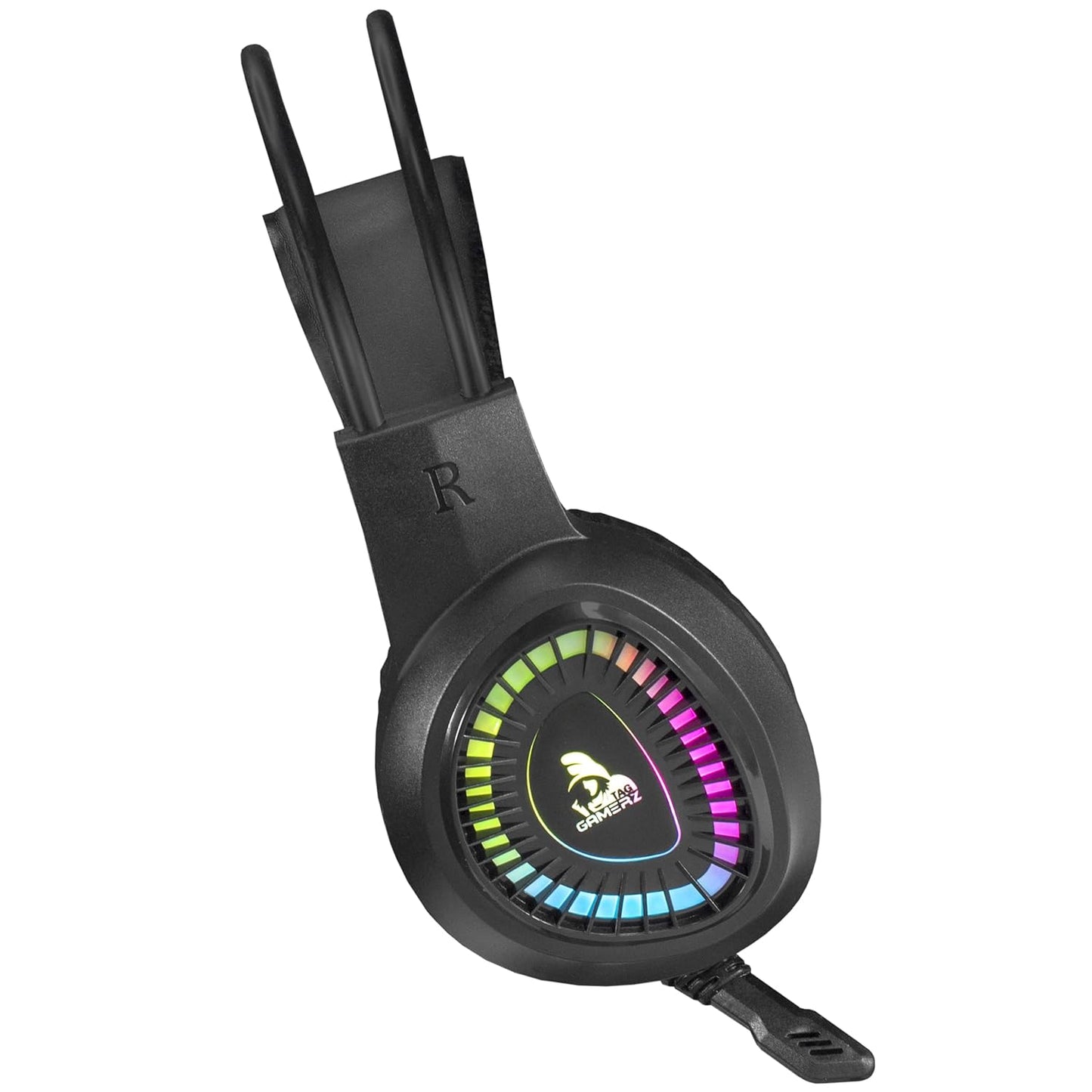 TAG Gamerz Carbon Wired Over Ear Gaming Headphones with Mic