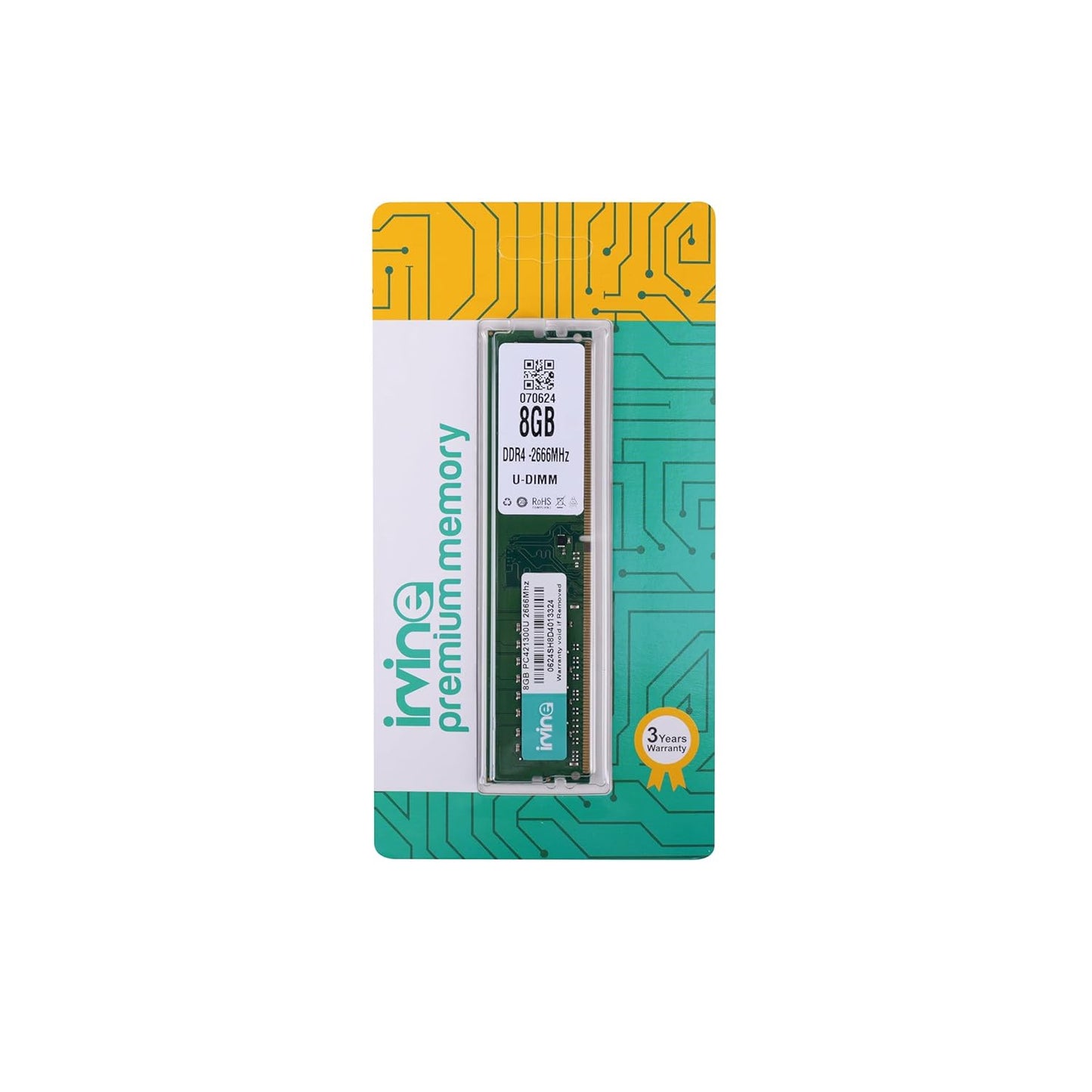IRVINE 8GB DDR4 2666MHz Desktop RAM
