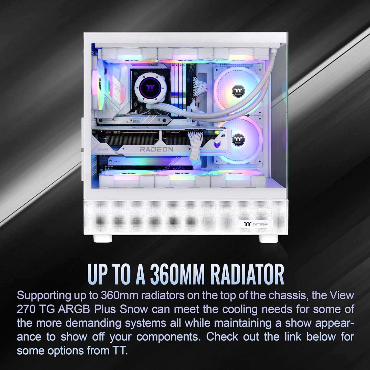 Thermaltake View 270 snow Tg Argb