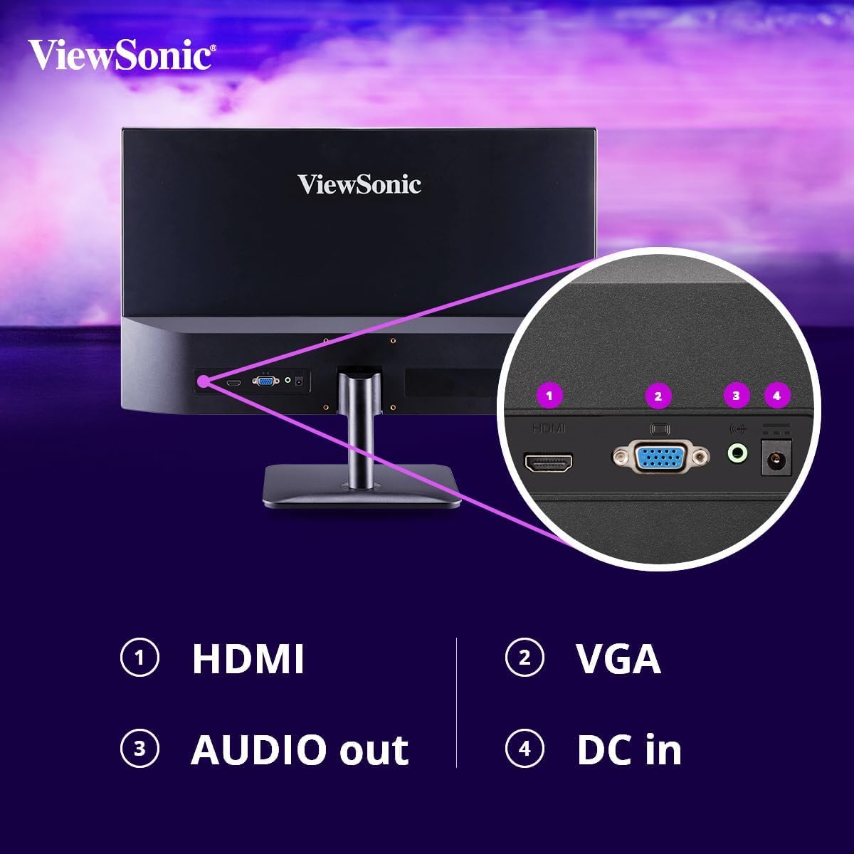 ViewSonic (from USA) 60.96 Cm (24") FHD IPS Monitor