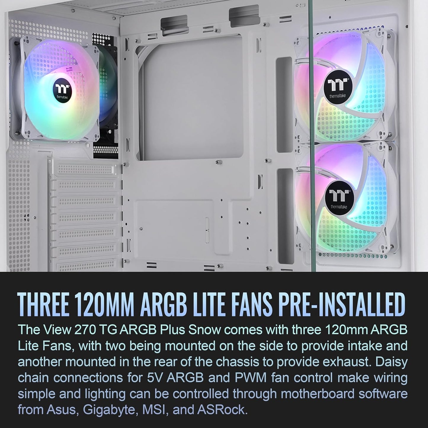 Thermaltake View 270 snow Tg Argb