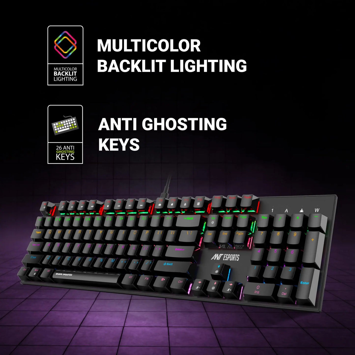 Ant Esports MK3200 V2 Mechanical Gaming Keyboard